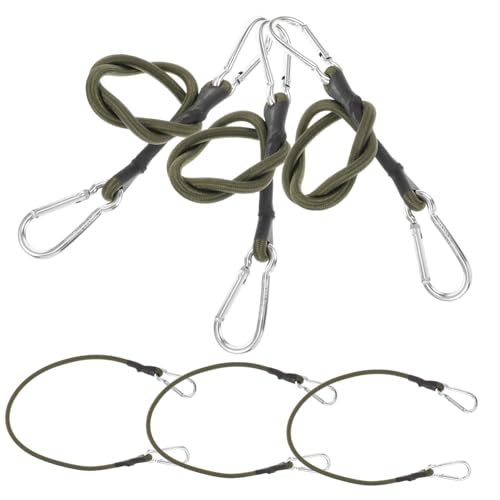 Sangles arrimage elastiques avec mousquetons BESTonZON 6 pieces de fixation bagages