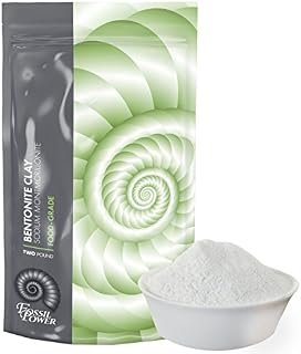 Bentonite Clay Food Grade Powder - 2 LB Pure Natural Powder for Internal