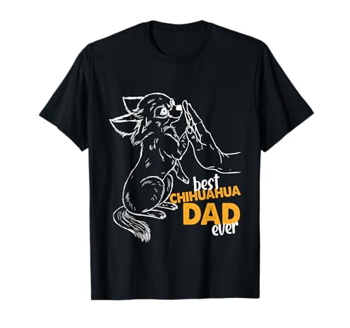 Bester Chihuahua-Vater Aller Zeiten Chihuahua Papa Chihuahua T-Shirt