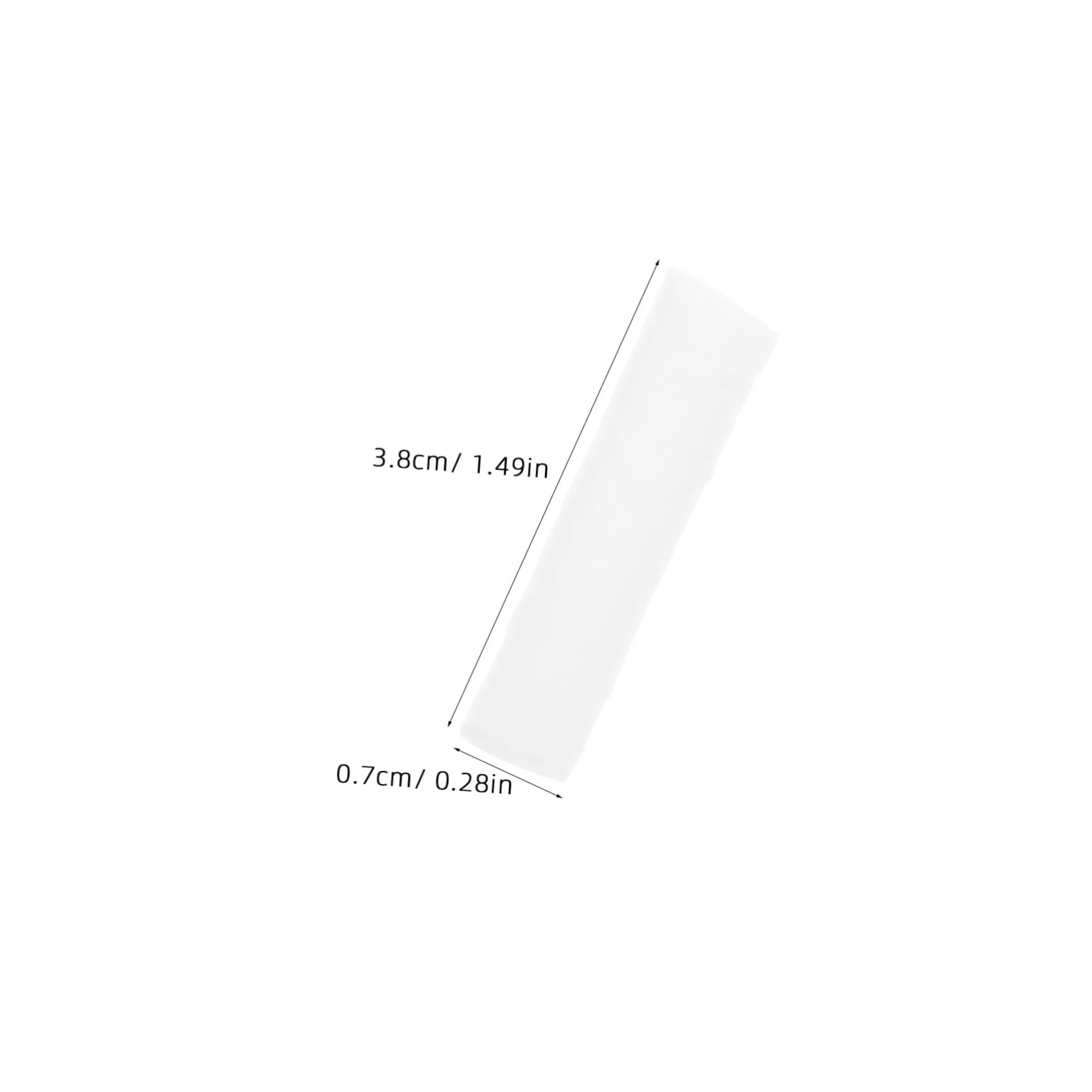 Cabilock Mundwatte Baumwolle 5 Stück 8x38mm Flexible Hämostatische Cotton Rollen zum Blutstillen Formstabil für Zahnärztliche Eingriffe und Selbstgemacht Reinigung der Zähne Weiß