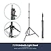 LimoStudio (LED Super Bright) 85W Next Gen. Remote Bulb, 6300 Lumen, 3200K-5500K Color Control, 33 in. White Umbrella Reflector, Upgraded 11 ft. Cable Light Socket, Photo Studio Lighting Kit, AGG1754