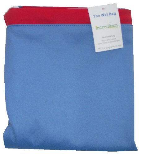 incredibum Large Wet bag (ocean/firecracker) -NEW WITH ZIPPER