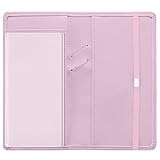 LOLOMLO Scheckbuchhülle für Duplikate Schecks, Streifen Criss Cross geprägtes PU-Leder...