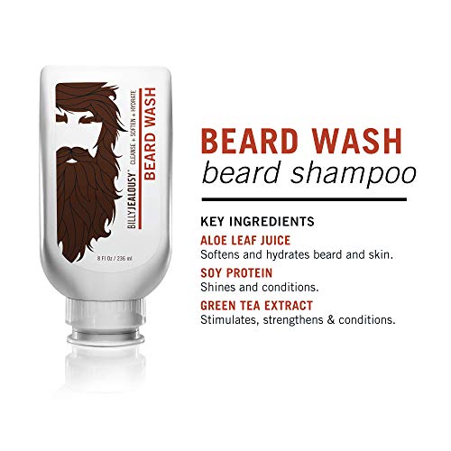 Billy Jealousy Beard Wash Hydrating Mens Beard Shampoo 8 Fl Oz (Pack Of 1) #TOP2