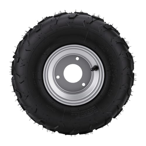 Neumático 145/70-6 sin cámara Yctze con llanta de aleación de metal plat premium