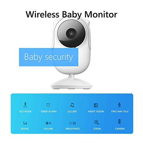 Newbaby 2.4" Video Baby Monitor With Digital Color Camera, Wireless View Video, Two-Way Talk, Infrared Night Vision, 2 X Zoom And Lullabies Play, Feeding Alarm (Sm25) #TOP1