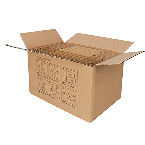 MEBRUDY-9x6x2-Inches-Shipping-Boxes-Pack-of-25-Small-Corrugated-Cardboard-Box-for-Mailing-Packing-Literature-Mailer