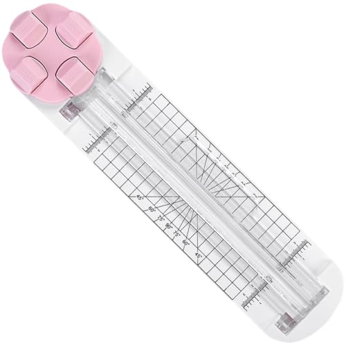 4 in 1 Paper Cutter 360 Degree Rotation Hand Carver Paper Cutter Multifunctional Craft Paper Cutting Tool for Handheld Crafts