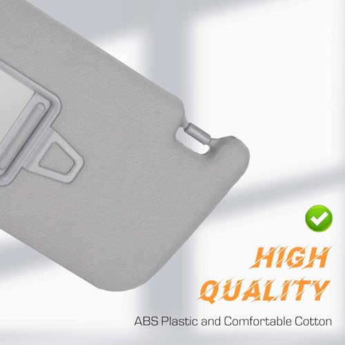 image for ILONPA Gray Driver Left + Passenger Right Side Sun Visor Replacement C