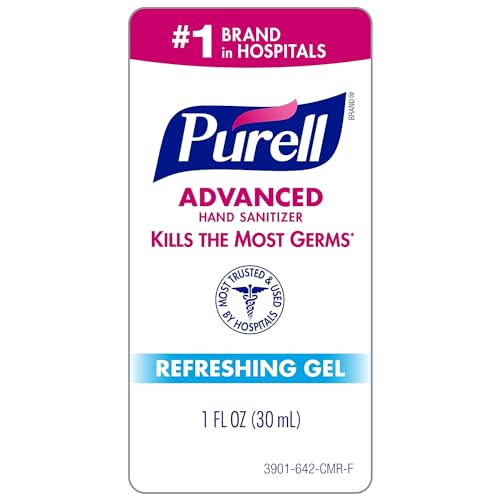 image for Purell Advanced Hand Sanitizer Refreshing Gel, Clean Scent, 1 Fl Oz Tr