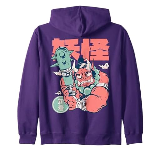 Japonés Oni Yokai Kanabo Demon Manga Anime Kanji Comic Art Sudadera con Capucha | Ya disponible en tu tienda friki favorita! En mundofriki.es! Japonés Oni Yokai Kanabo Demon Manga Anime Kanji Comic Art Sudadera con Capucha | Ya disponible en tu tienda friki favorita! En mundofriki.es!