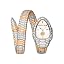 Silver Dial, Silver, Rose Gold Strap