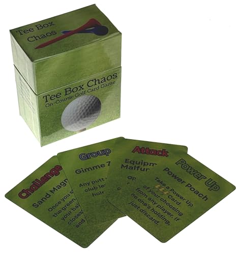 Tee Box Chaos Golf Card Game - 18 Holes of