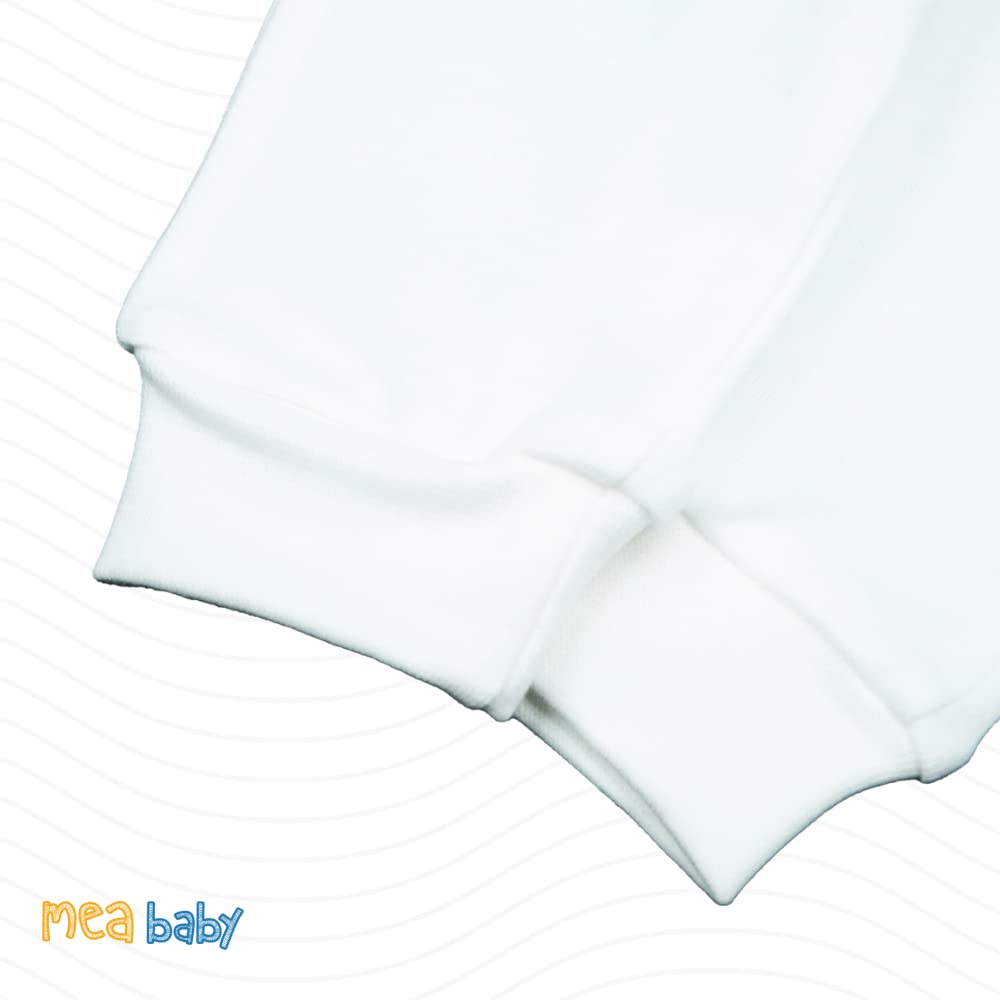 MEA BABY Parent Pantalon bébé Unisexe 100% Coton Bio, Lot de 3, Pantalon Bouffant