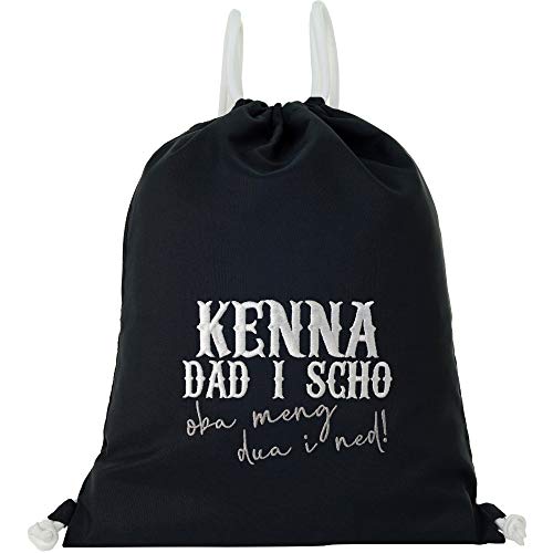 Sac de gym étanche noir Kenna DAD pour le sport homme et femme