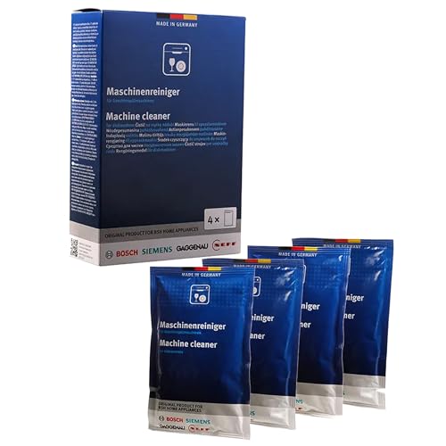 Dishwasher Cleaner 4x45gr compatible with Bosch Siemens Neff Gaggenau Dishwashers