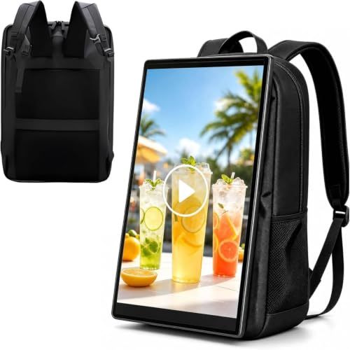 21.5/23.8/27/32 inch LCD Video Advertising Backpack