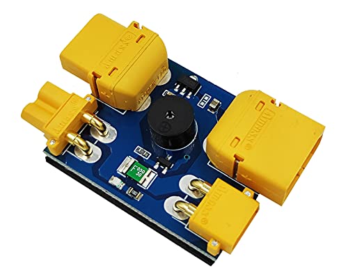 HobbyFly Shortsaver XT60/XT30 Smoke Stopper with Buzzer Alarm,Short-Circuit Fuse Protection Overload Safety Inspecting for 2-6S RC Quad FPV Racing Drone