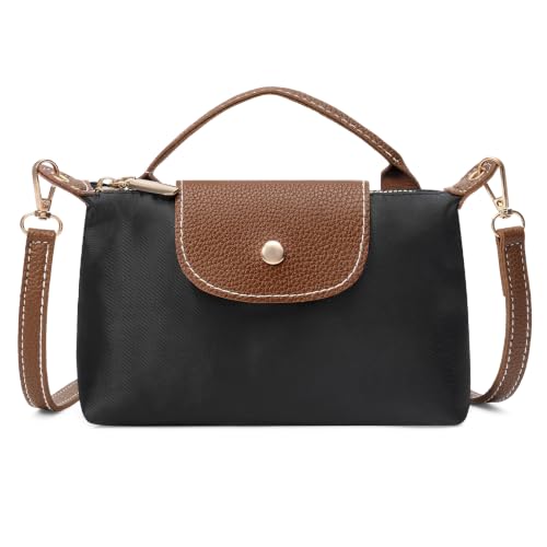 Image of RNIEGA Mini Crossbody Bag for Women Nylon Handbag Purses Phone Bags