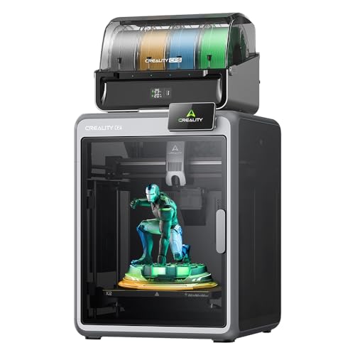 Creality K2 Combo Impresora 3D Oficial | Multicolor con CFS, 600 mm/s, 300 °C, Extrusor de Accionamiento Directo, Nivellación Automática, 10,24x10,24x10,24 Pulgadas Creality K2 Combo Impresora 3D Oficial | Multicolor con CFS, 600 mm/s, 300 °C, Extrusor de Accionamiento Directo, Nivellación Automática, 10,24x10,24x10,24 Pulgadas