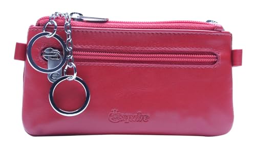 Esquire New Silk Key Case Red : porte-clés design et étui de protection rouge