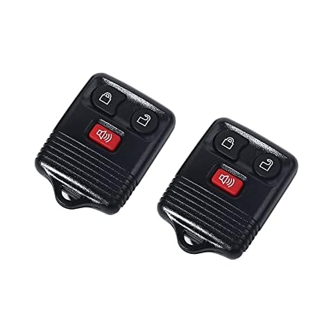 Banseko 2 Replacement Keyless Entry Remote Control Key Fob Clicker Transmitter，fits Ford, Lincoln, Mercury, Mazda F150 F250 F350 Cover