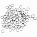 LeFeng 100 Pcs 2BA Dart Shaft Steel O-Rings, Stainless Steel Anti-Slip Rings for Soft & Steel Tip Darts, Durable Accessories for Precision & Stability