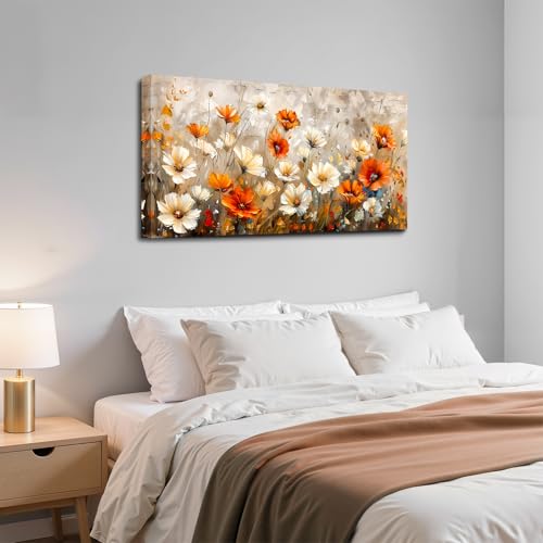 Impression sur toile moderne fleur végétale grand format pour bureau - 5