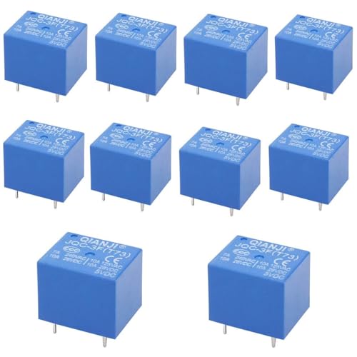 Mini relais JQC3F T73 5V CC 5 broches pour isolation et commutation stable
