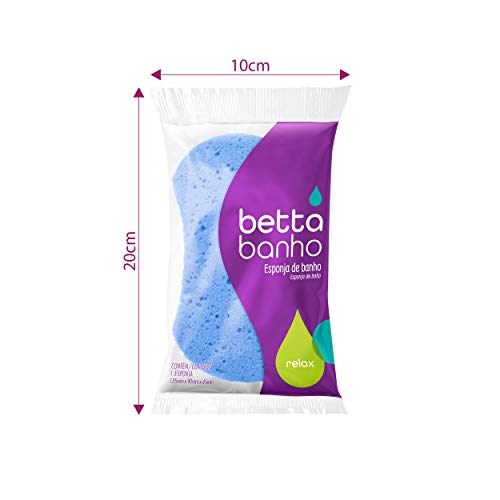 Bettanin Relax Esponja Para Banho Slow Multicor