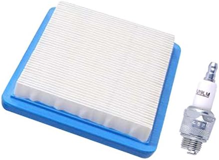 Podoy 491588 Air Filter RJ19LM Spark Plug Replacement 491588S 5043 5043D 399959 119-1909 Lawn Mower