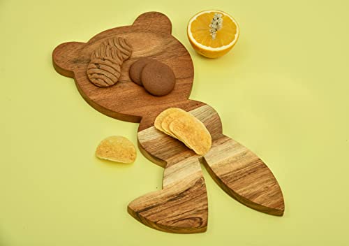 Affinity Decor Tabla de Cortar de Madera de Acacia Orgánica para Cocina con Mango Integrado 15"L x 7"W miniatura 2