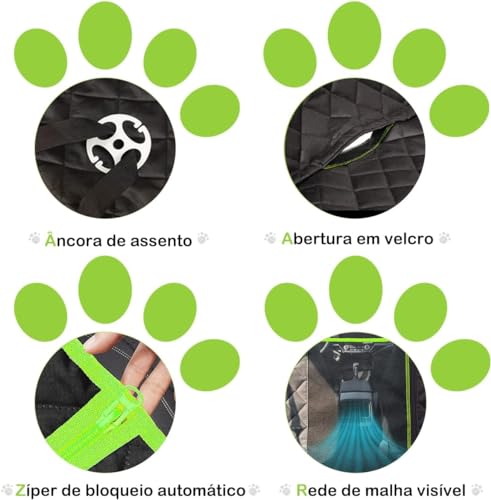 Capa para Pet. Protetora De Banco Traseiro De Carro, Impermeável Proteção para Bancos dos veículos,