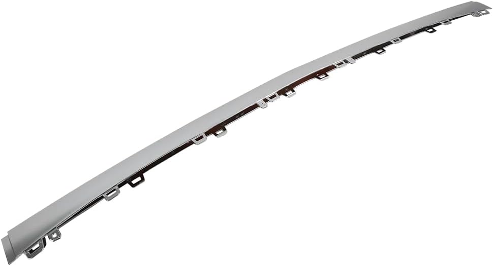 Front Bumper Lip Trim Molding Chrome Front Bumper Center Left Right Trims Compatible with Mercedes-Benz W222 S-Class S 450/560 2018-2020 Replaces 2228857600 2228857700