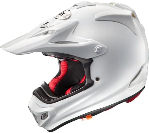 Arai VX-Pro4 Solid Adult Off-Road Motorcycle Helmet - White/Large