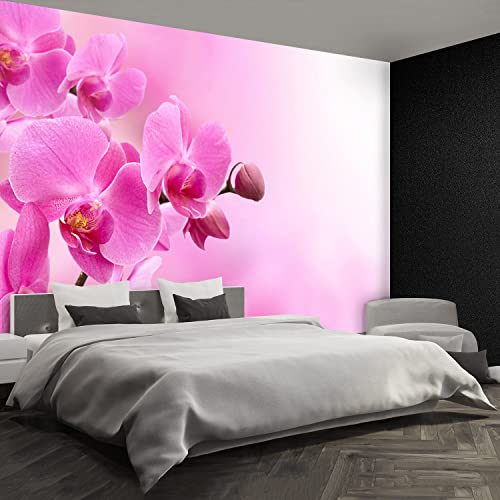 Papier peint orchidée rose masquer défauts mur avec décoration Tulup 152x104 - 4