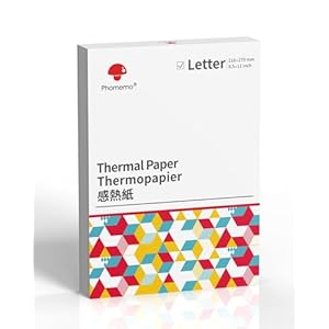 Phomemo Thermal Printer Paper 8.5 x...