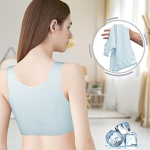 Big Girls Bras Teen Sports Training Bra 12-14 14-16 16-18 Kids Wide Straps Removable Padded Seamless4