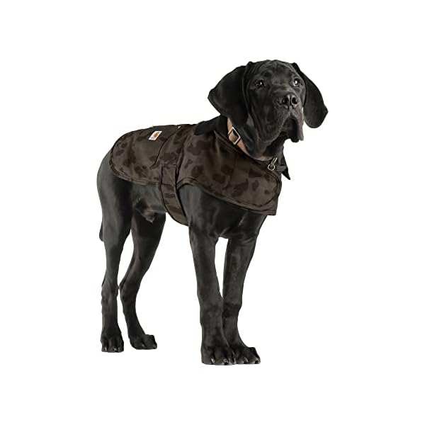 Carhartt firm duck insulated dog chore coat, duck camo tarmac, x-large - image 7