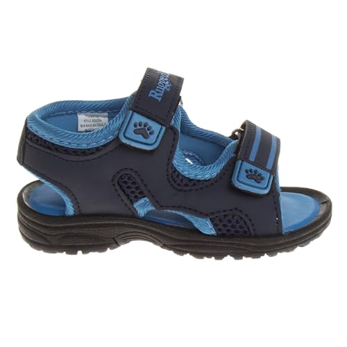 Image of Rugged Bear Kids Boys Girls Open-Toe Outdoor Sport Water Sandals - beach pool slide adjustable strap shoes athletic summer (Toddler /Little Kid /Big Kid)