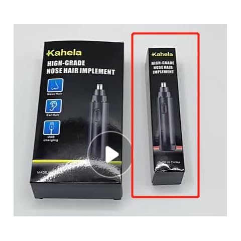 Rechargeable Nose Hair Trimmer Clipper, Professional Painless Ear Hair Trimmer for Men Women, Waterproof Electric Facial Hair Trimmer, Ease of Cleaning Cover