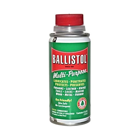 Ballistol Multi-Purpose Lubricant Cleaner Protectant, 4-Ounce, BO120045, Green Cover