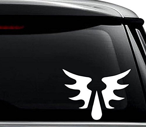 Blood Angel Wings Decal Sticker For Use On Laptop, Helmet, Car, Truck, Motorcycle, Windows, Bumper, Wall, and Decor Size- [6 inch] / [15 cm] Wide / Color- Matte White