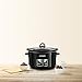 Crock-Pot Schongarer | 4,7 l (bis zu 5 Personen) | programmierbare Zeitschaltuhr | Schwarz [SCCPRC507B]