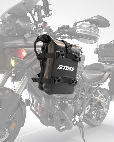 IZTOSS Waterproof Motorcycle Tail Bag with Shoulder Strap