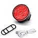 YDDM Casco Biciclette Light Sedile Sedile Pesca Pesca USB Bike a carico della Bici a carico GUIDATO Lampada a Pezzi in Bicicletta for Il Cuscino Basso di CUSCHIO Luce Posteriore (Color : Red)