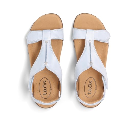 Image of Taos The Show Premium Leather Women's Sandal - Experience Everyday Style, Comfort, Arch Support, Cooling Gel Padding and an Adjustable Fit for Exceptional Walking Comfort