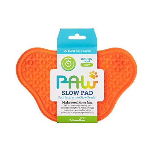 PAW Feeder PetDreamHouse Alfombrilla de baño o Ducha con Ventosa para lamer Pasta, Salsa, yogures o...