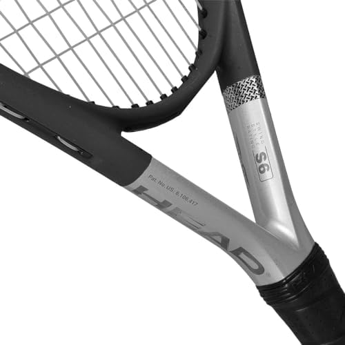 HEAD Ti S6 Tennis Racket, 4 1/4" Grip | Pre-Strung with Synthetic Gut 16G String - Image 3