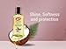 JALOMA Coconut Oil with Keratin to Help Strengthen Hair, 4 Oz Bottle